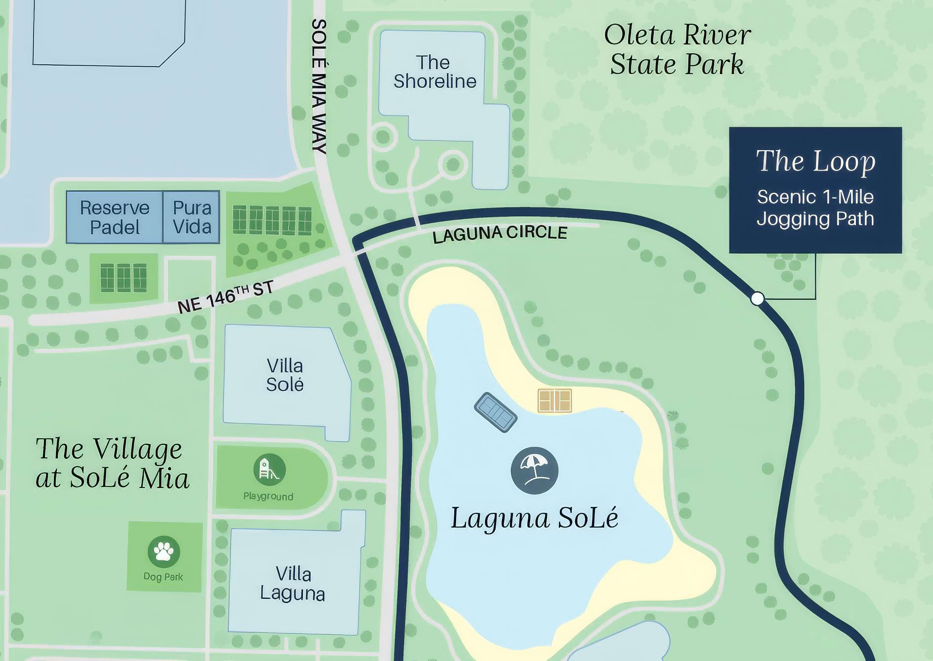 a map of SoLe Mia