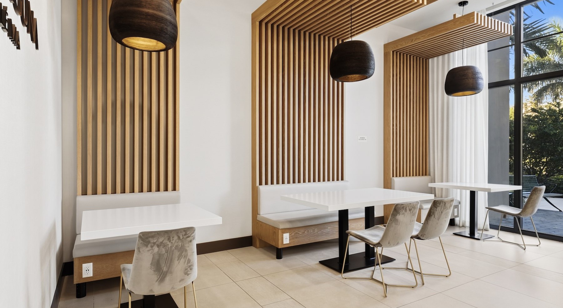 cafe seating area