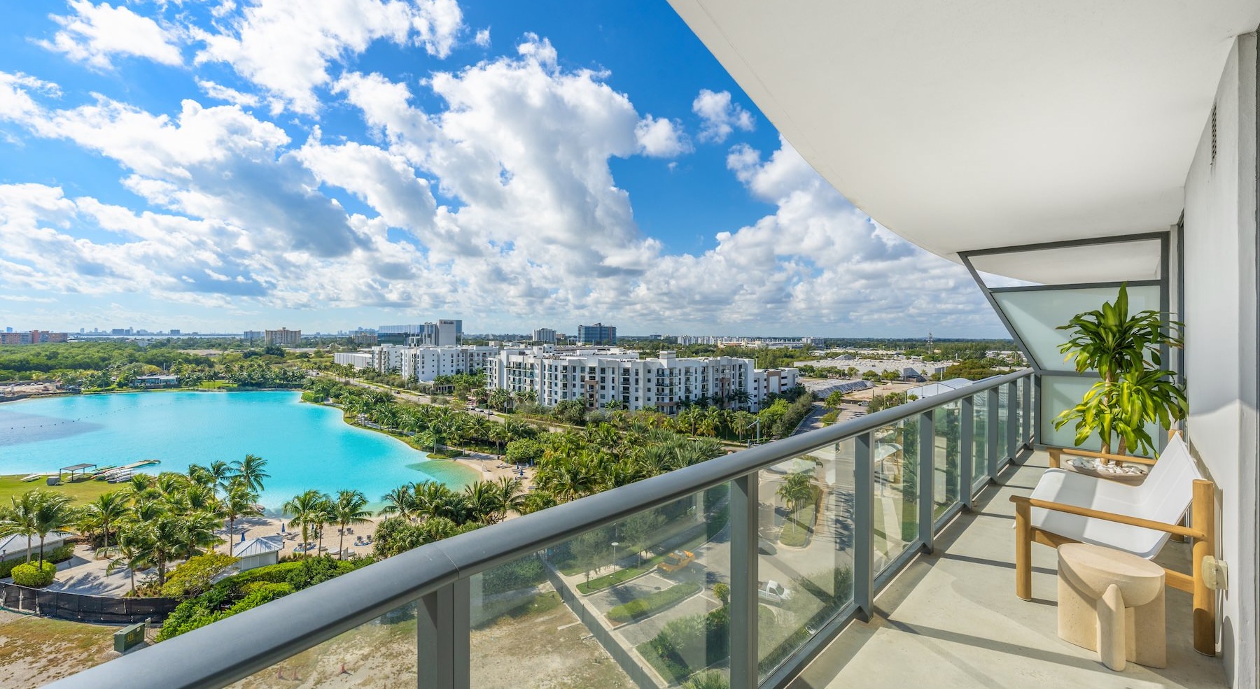 a balcony with a view