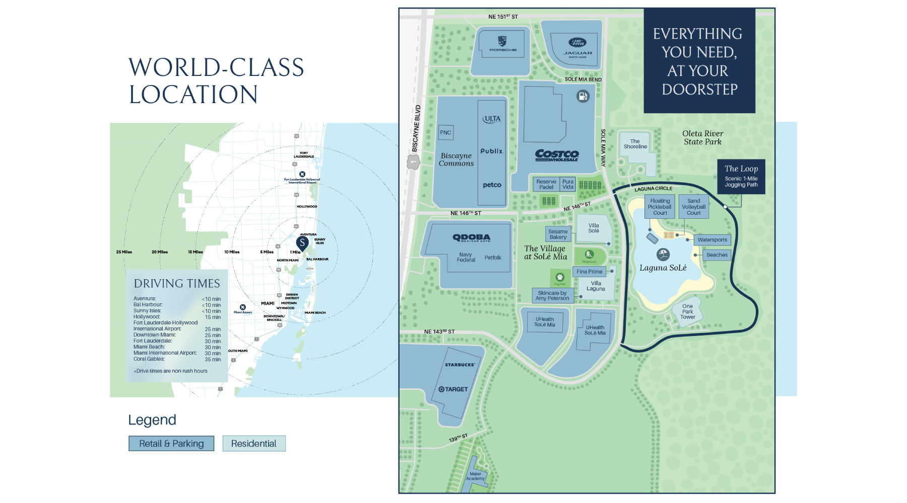 Close to the center of everything map of the area